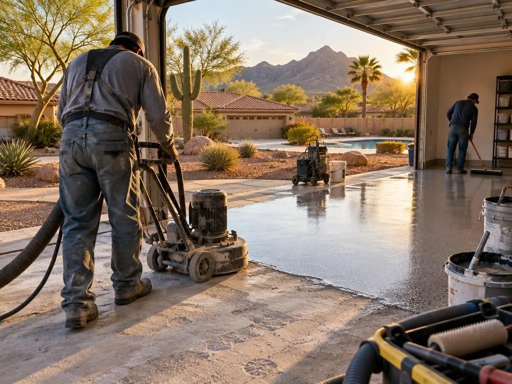 Garage Floor Coating in Goodyear, AZ