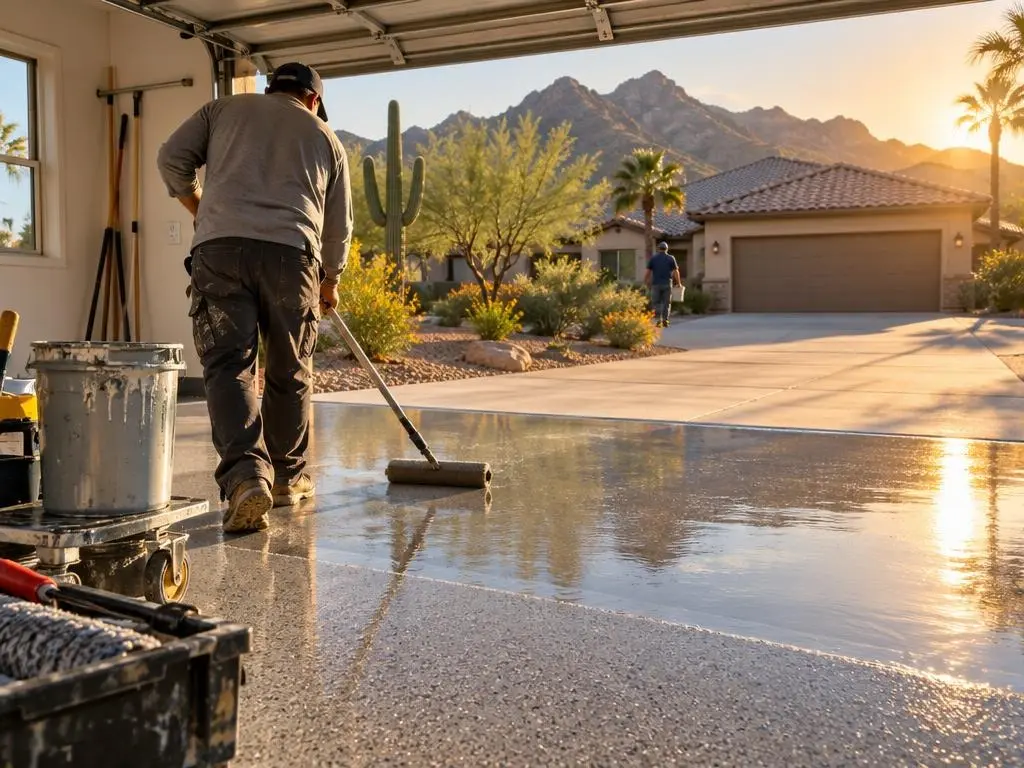 Polyaspartic Floor Coating in Goodyear, AZ